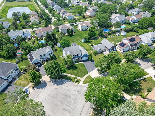1164 Winding Glen Dr, Carol Stream, IL 60188 - aerial view of residential area