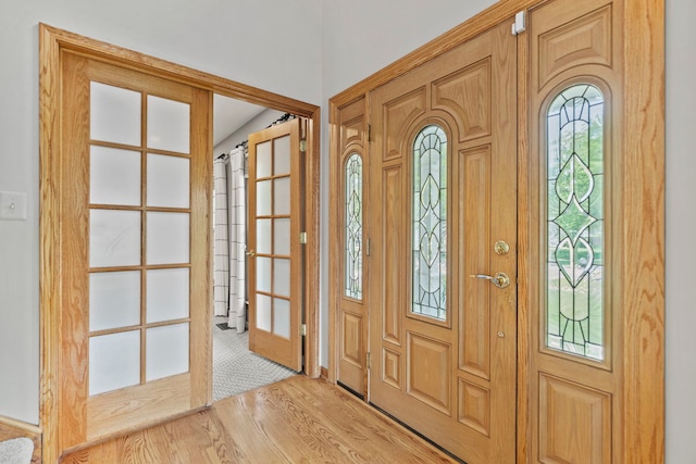 1164 Winding Glen Dr, Carol Stream, IL 60188 - foyer with light wood-style flooring