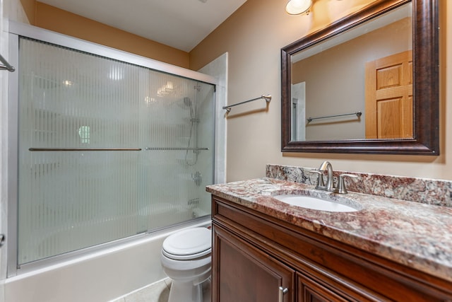 1164 Winding Glen Dr, Carol Stream, IL 60188 - bathroom with vanity and shower / bath combination with glass door