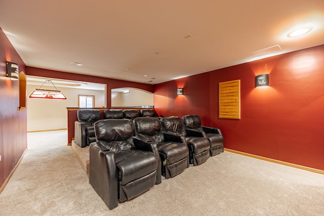 1164 Winding Glen Dr, Carol Stream, IL 60188 - carpeted home theater with baseboards