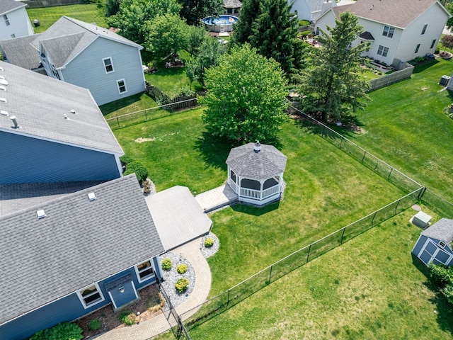 1164 Winding Glen Dr, Carol Stream, IL 60188 - aerial perspective of suburban area