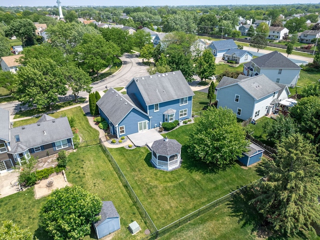 1164 Winding Glen Dr, Carol Stream, IL 60188 - aerial perspective of suburban area