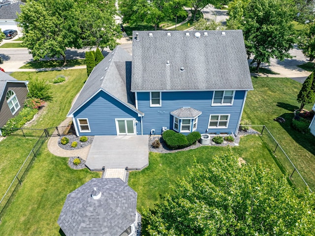 1164 Winding Glen Dr, Carol Stream, IL 60188 - view from above of property