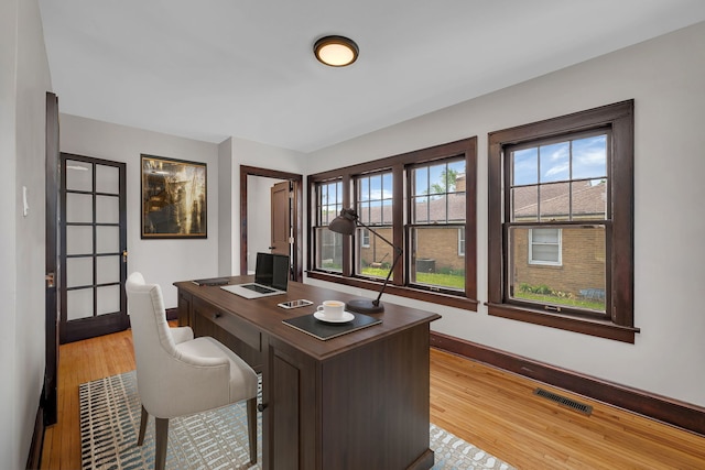 212 S Columbia Ave, Oglesby, IL 61348 - office with wood finished floors and baseboards