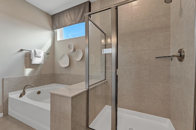 266 Branson Dr, Batavia, IL 60510 - full bathroom with a shower stall and a garden tub