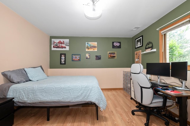 10935 Conifer Ct, Orland Park, IL 60467 - bedroom with wood finished floors and an office area
