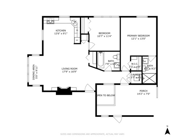 5359 N Paulina St Unit 2, Chicago, IL 60640 - view of floor plan / room layout