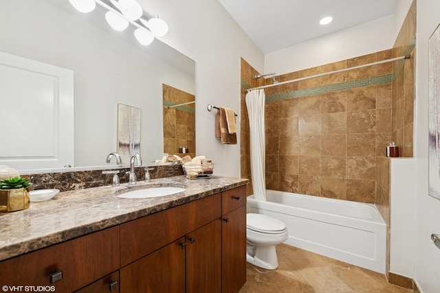 4110 N California Ave Unit 1, Chicago, IL 60618 - bathroom with vanity, shower / tub combo, and tile patterned flooring