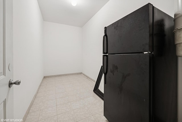 4110 N California Ave Unit 1, Chicago, IL 60618 - kitchen featuring freestanding refrigerator and light tile patterned flooring