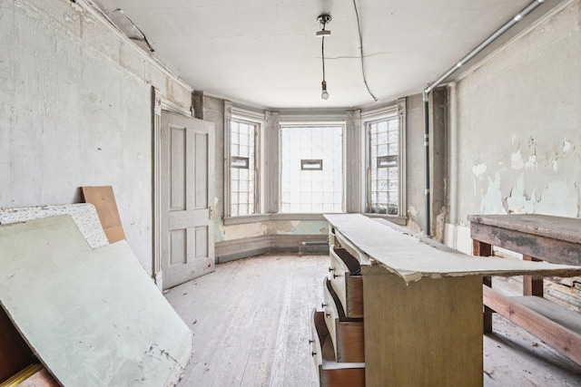 3444 S Western Ave, Chicago, IL 60608 - misc room with hardwood / wood-style floors