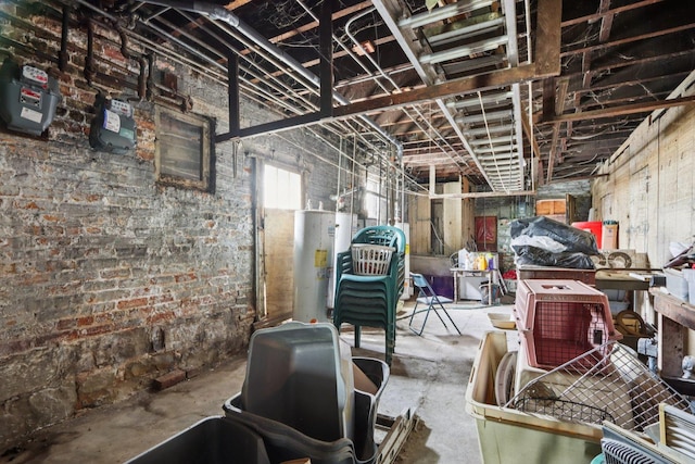 3444 S Western Ave, Chicago, IL 60608 - below grade area featuring water heater and gas meter