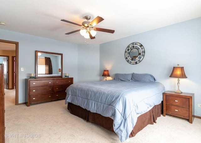 26149 S Locust Pl, Monee, IL 60449 - bedroom featuring light colored carpet and ceiling fan