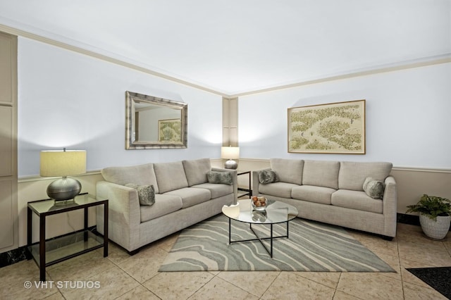 1585 Ridge Ave Unit 110, Evanston, IL 60201 - living room featuring tile patterned floors