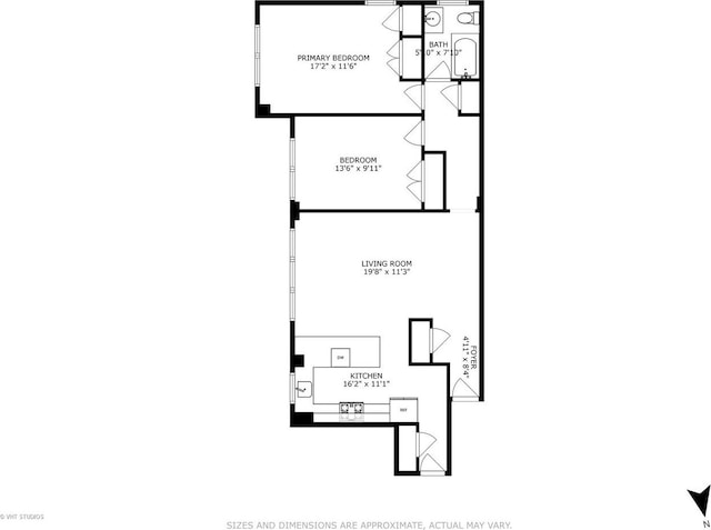 1585 Ridge Ave Unit 110, Evanston, IL 60201 - view of property floor plan
