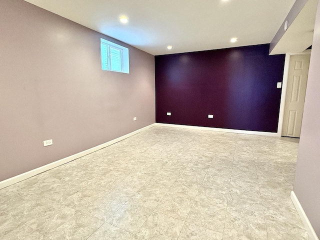 4937 S Kilpatrick Ave, Chicago, IL 60632 - below grade area featuring recessed lighting and baseboards