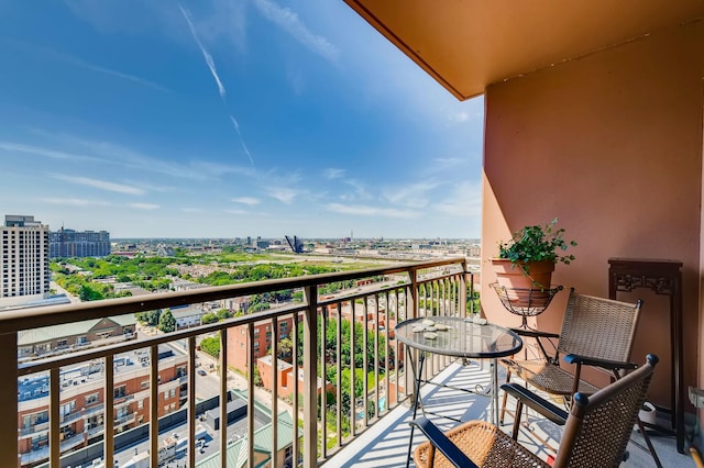 1101 S State St Unit 1805, Chicago, IL 60605 - balcony with a view of city