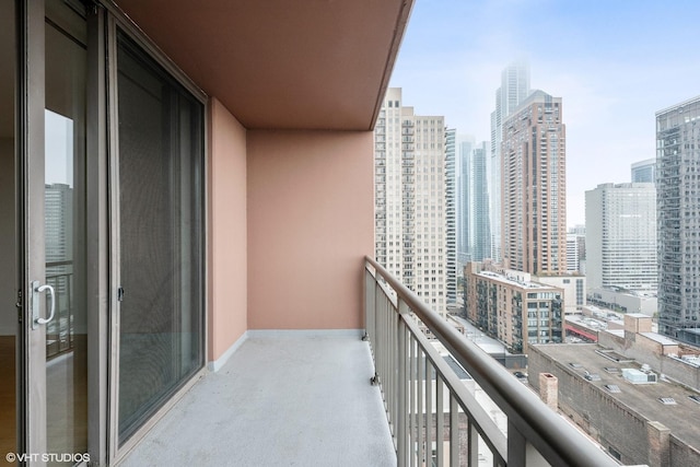 1101 S State St Unit 1805, Chicago, IL 60605 - balcony with a view of skyline