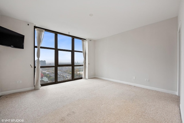 1101 S State St Unit 1805, Chicago, IL 60605 - unfurnished room featuring carpet and floor to ceiling windows