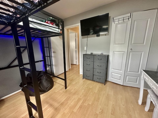 1110 Hampton Hbr Unit 1110, Schaumburg, IL 60193 - bedroom featuring light wood-style floors
