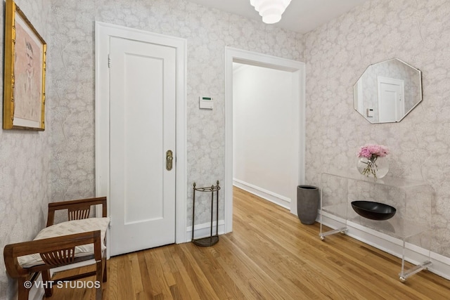 542 Michigan Ave Unit 1, Evanston, IL 60202 - corridor with wood finished floors and baseboards