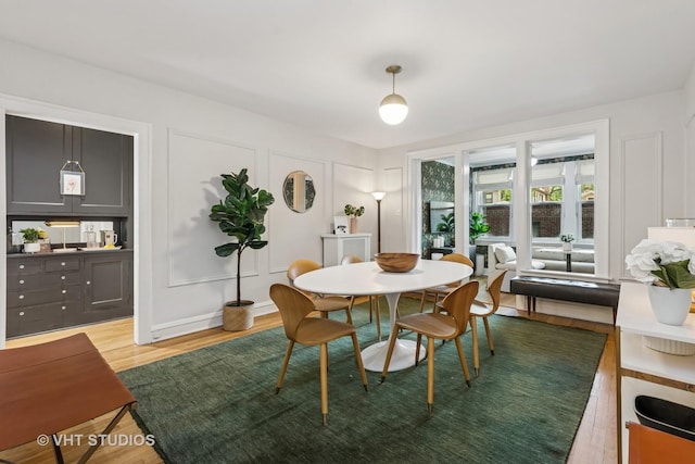 542 Michigan Ave Unit 1, Evanston, IL 60202 - dining room with light wood-style flooring