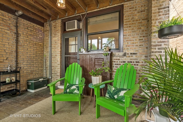 542 Michigan Ave Unit 1, Evanston, IL 60202 - view of patio with a wall mounted AC