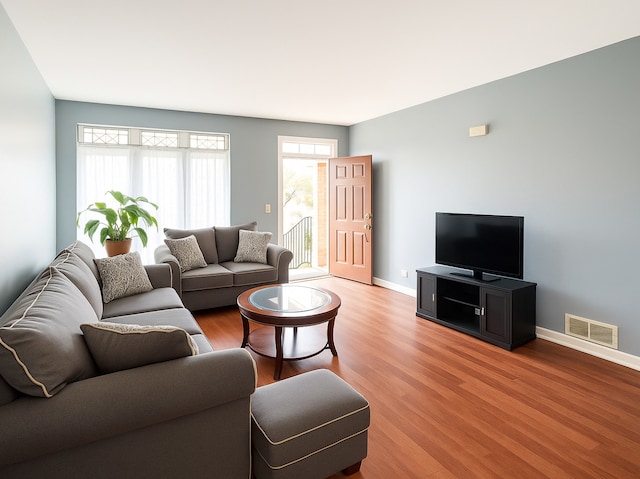 34251 N Homestead Rd, Gurnee, IL 60031 - living area with wood finished floors and baseboards