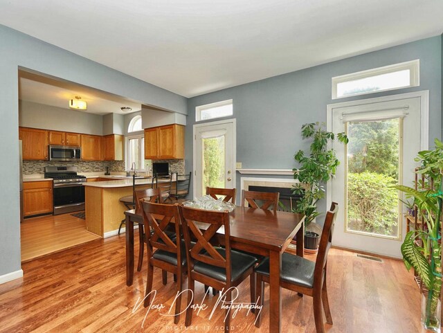 34251 N Homestead Rd, Gurnee, IL 60031 - dining area with light wood finished floors and plenty of natural light