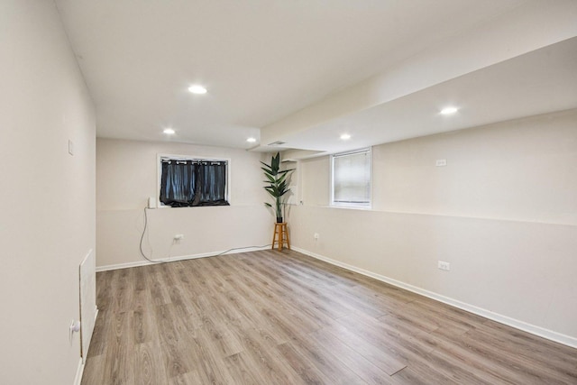 17852 Walter St, Lansing, IL 60438 - basement featuring wood finished floors and recessed lighting