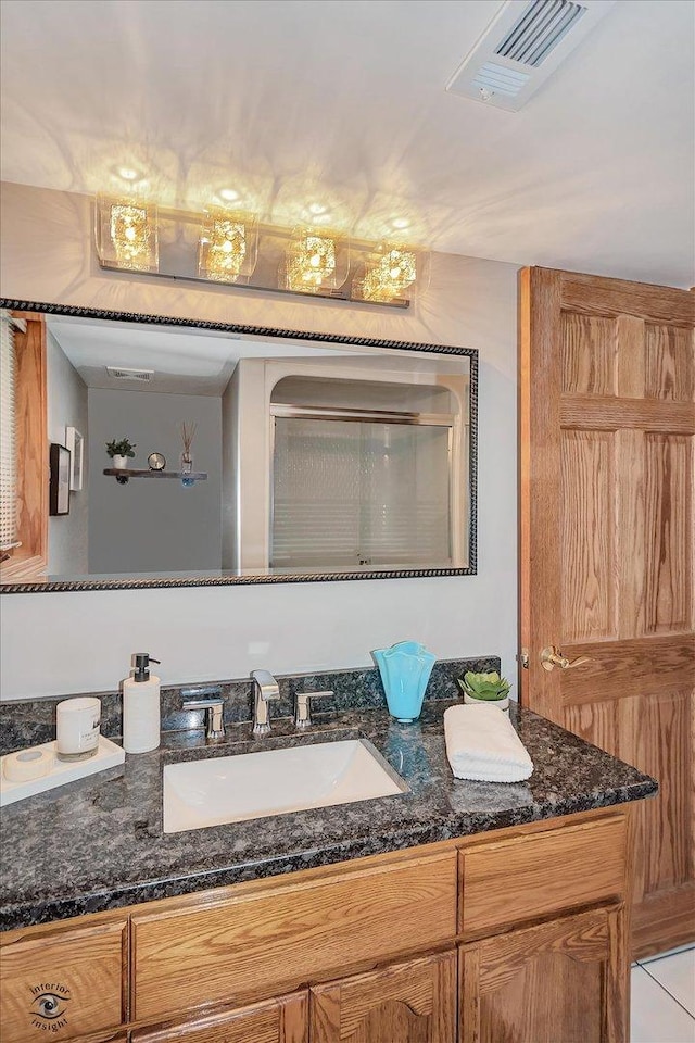 3242 W 108th Pl, Chicago, IL 60655 - bathroom with vanity and a shower