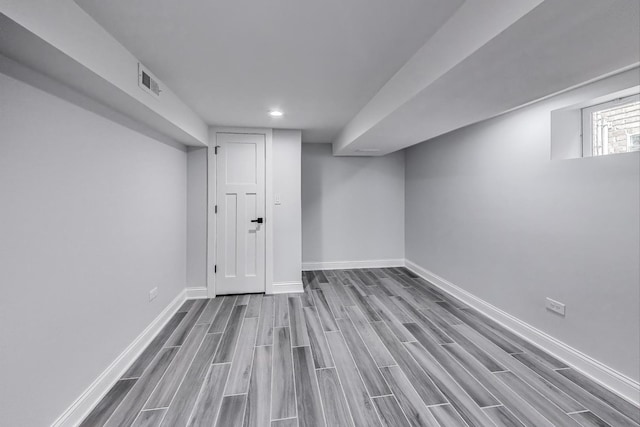 2219 Keystone Ave, North Riverside, IL 60546 - basement with wood finished floors and recessed lighting