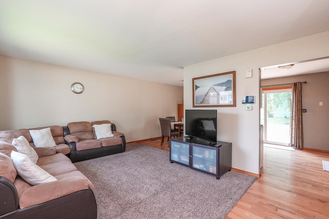 350 Kathy Dr, Bourbonnais, IL 60914 - living area with light wood-type flooring and baseboards
