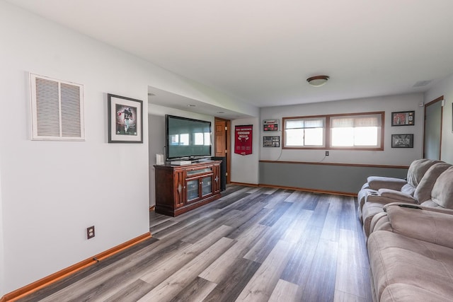 350 Kathy Dr, Bourbonnais, IL 60914 - living area with dark wood-type flooring