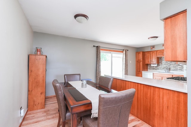 350 Kathy Dr, Bourbonnais, IL 60914 - dining room with light wood-style floors