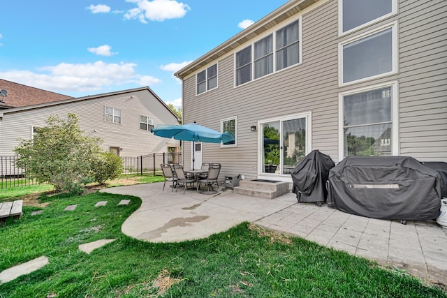 2316 Loop Rd, Algonquin, IL 60102 - rear view of house with a patio