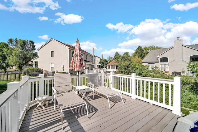 2316 Loop Rd, Algonquin, IL 60102 - deck with a residential view