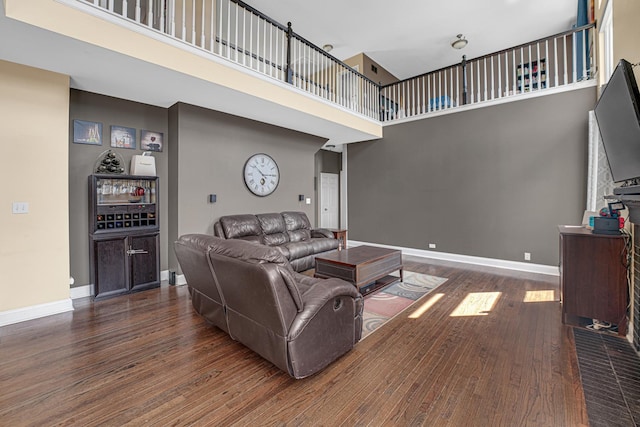 2316 Loop Rd, Algonquin, IL 60102 - living area with a towering ceiling and wood finished floors