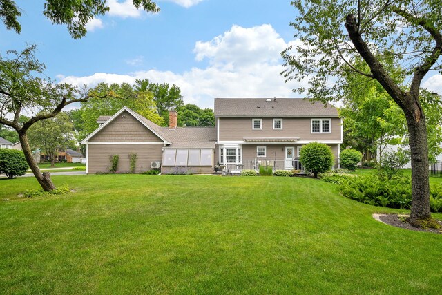 833 Manassas Ct, Naperville, IL 60540 - back of house with a lawn