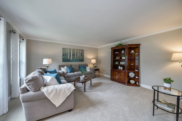 833 Manassas Ct, Naperville, IL 60540 - living room with ornamental molding and light carpet