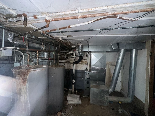 15201 Turlington Ave, Harvey, IL 60426 - utility room featuring water heater