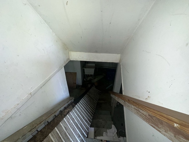 15201 Turlington Ave, Harvey, IL 60426 - stairs with vaulted ceiling