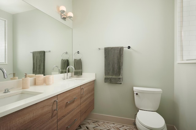 3828 N Racine Ave Unit 3, Chicago, IL 60613 - bathroom featuring toilet and double vanity