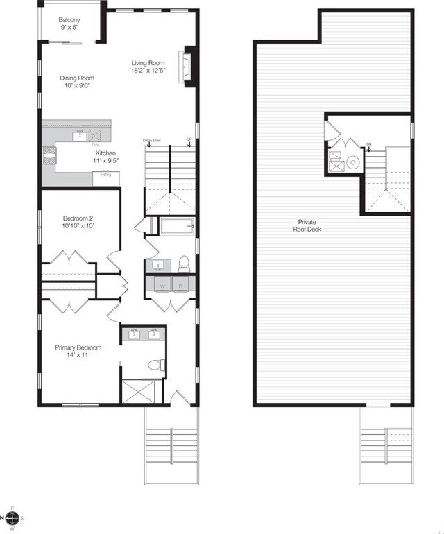 3828 N Racine Ave Unit 3, Chicago, IL 60613 - view of property floor plan