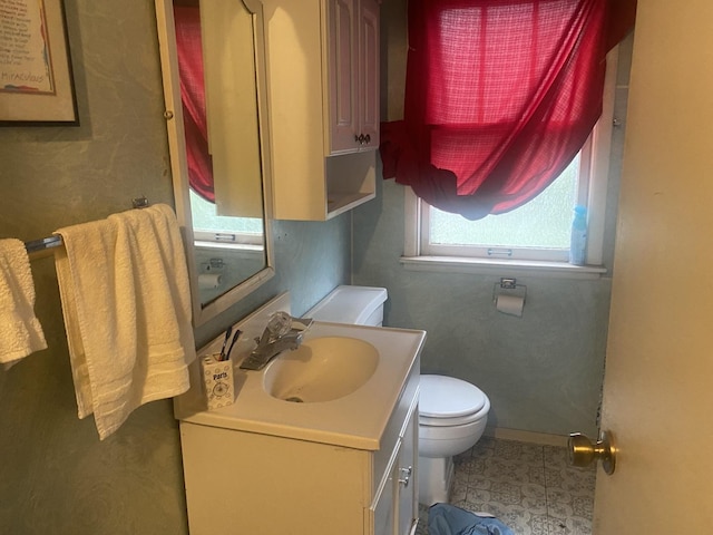 7545 Beloit Ave, Bridgeview, IL 60455 - bathroom with vanity and toilet