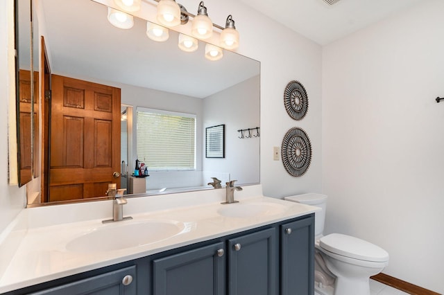 407 Anthony Ct, Oswego, IL 60543 - bathroom with double vanity and tile patterned flooring