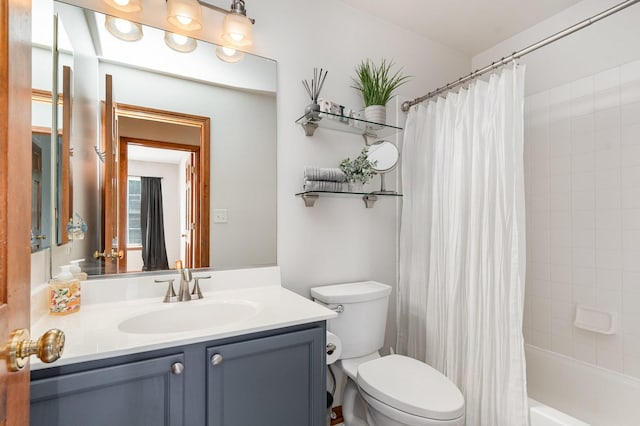 407 Anthony Ct, Oswego, IL 60543 - full bath featuring vanity and shower / bath combination with curtain