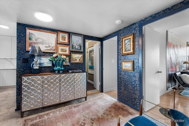 1150 N Lake Shore Dr Unit 19A, Chicago, IL 60611 - interior space with wallpapered walls and baseboards