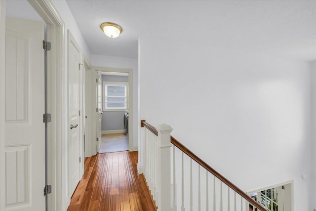 2107 Max Run Dr E, Champaign, IL 61822 - hall with an upstairs landing and wood-type flooring