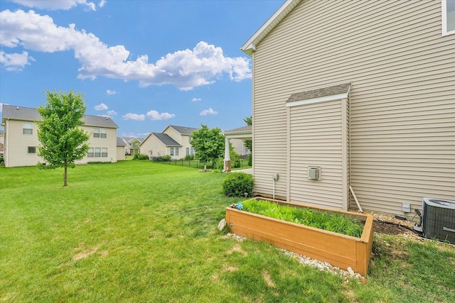 2107 Max Run Dr E, Champaign, IL 61822 - view of grassy yard with a vegetable garden and a residential view