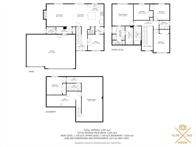 2107 Max Run Dr E, Champaign, IL 61822 - view of floor plan / room layout